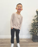 Long Sleeve Hemmed Tee