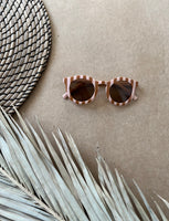 Retro Stripe Sunglasses